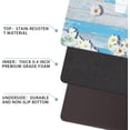 thumbnail image 4 of Kitchen Rugs 2 PCS Cushioned Anti-Fatigue Kitchen Mats for Floor Non-Slip Waterproof Kitchen Mats Daisy Smiling Face on The Wooden Kitchen Floor Mat Washable for Kitchen, Home, Office, Laundry, 4 of 5