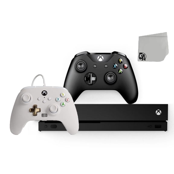 Pre-Owned Microsoft Xbox One X 1TB Gaming Console Black with Mist Controller Included BOLT AXTION ( )