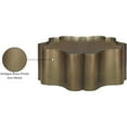 thumbnail image 4 of Meridian Furniture Eloise Brass Iron Coffee Table, 4 of 7