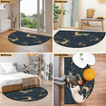 thumbnail image 7 of CURLYOOT Deer Wildlife Animal Elk Holiday Half Round Door Mat 40'' x 63'', Indoor Outdoor Entrance Rug, Semi Circular Area Rug, Non Slip Washable Absorbent Doormat, Laundry Room Rug, 7 of 7