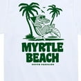 thumbnail image 3 of Instant Message - Myrtle Beach Alligator - Vacation Destination - Boy's Short Sleeve Graphic T-Shirt, 3 of 6