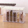 thumbnail image 4 of Condiment Storage  Transparent Two Way Opening Lid Spice Dispenser for Kitchen, 4 of 5