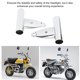thumbnail image 4 of Soporte De Montaje Para Faro De Motocicleta, Alta Dureza Para Evitar Saudidas, Tubo De Horquilla, Soporte Para Faro, Aumenta La Seguridad De Conducción Para Z50 Z50A Z50J Z50R, 4 of 7