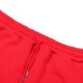 thumbnail image 5 of Kixjoy Mens Pink Baggy Sweatpants Wide Leg Big and Tall Elastic Waist Pants Open Bottom Drawstring Lounge Sweatpant Winter Plain Lightweight Joggers for Men with Pockets, Hot Pink S, 5 of 9