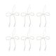thumbnail image 1 of Adornos navideños con lazos de perlas artificiales Lazos de perlas artificiales blancas Adorno colgante Lazo para la punta del árbol para bodas, baby showers y decoraciones de cumpleaños, 1 of 7