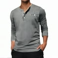 thumbnail image 2 of RMGVDSD Golf Shirts for Men Casual Collared Golf Shirt Comfortable Breathable Long Sleeve T-Shirt Henry Shirts Leisure Tops Casual Golf Shirts, 2 of 7