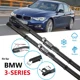 thumbnail image 4 of Para BMW Serie 3 E36 E46 E90 E91 E92 E93 F30 F31 F34 1999~2017 Escobillas de limpiaparabrisas delanteras Accesorios para coche Pegatinas Limpieza de parabrisas, 4 of 5