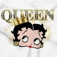 thumbnail image 2 of Retro Betty Boop Cartoon Queen Crown Women's Graphic T Shirt Tees Brisco Brands S, 2 of 5