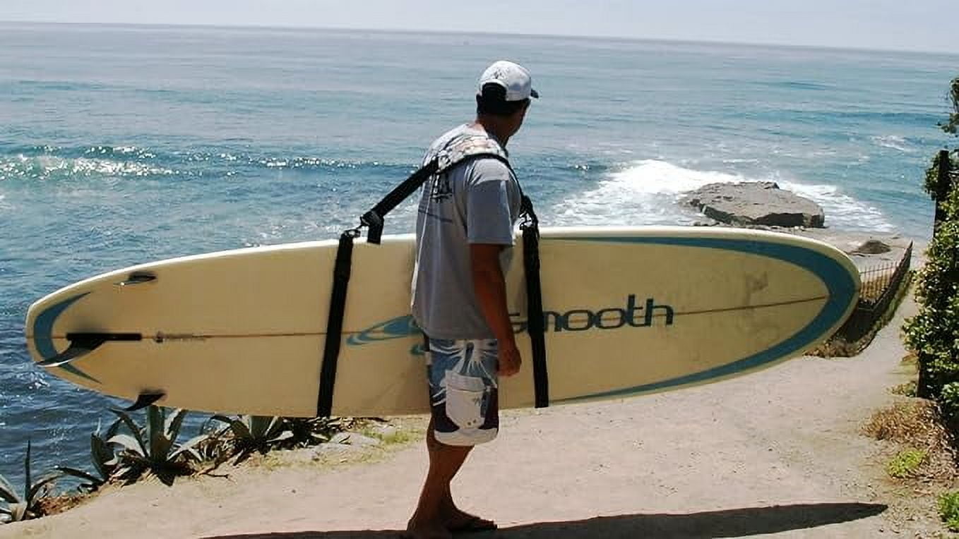 Better Surf than Sorry SUP Shoulder Sling Board Carrier with Free Fanny Belt Pack Storage