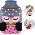 thumbnail image 1 of Hot Water Bottle, Classic Rubber Hot Water Bottle with Knitted, 1 of 3
