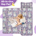 thumbnail image 4 of Bichon Dog Purple Florals Toddler Nap Mats for Kids Preschool,Sleeping Mat Bag or Kids,Toddler Sleeping Bag,Toddler Nap Mat or Daycare, 4 of 6