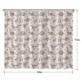 thumbnail image 5 of Beige Origami Dinosaurs Geometric Pattern Shower Curtain 84"x72" ,Bathroom Decorative Shower Curtains Set with 12 Hooks,Modern Waterproof Washable Shower Curtain, 5 of 6
