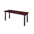 thumbnail image 3 of Regency Kee 60 by 24-Inch Training Table, Mahogany/Black, 3 of 10