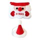 thumbnail image 1 of Babero navideño con gorro para mascotas, decoración navideña para perros y gatos pequeños, ideal para fiestas de invierno. ¡Un regalo fantástico! Acce sombrero de pelota rojo y blanco, 1 of 8