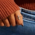thumbnail image 5 of Ahansh Jewels Round Multicolor Gemstone Ring For Mother's Day Gift Or Daily Wear 925 Sterling Silver, 5 of 5