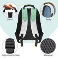 thumbnail image 4 of Jeiento Green Ice Cream 4-Piece Kids Backpack Set 17 Inch Schoolbag with Lunch Box Pencil Case Water Bottle Holder Lightweight Breathable Bookbag for Girls Back to School, 4 of 7