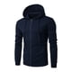 thumbnail image 2 of Sudadera con capucha de manga larga para hombre, chaqueta con cierre de cremallera, ajustada, otoño, 2 of 2