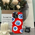 thumbnail image 7 of FKBRCL4U Compatible with iPhone 11 Pro Case, Evil Eye Red Blue Pattern for Girl Full Body Design Soft Silicone Drop Shock Scratch Protection for iPhone 11 Pro, 7 of 7