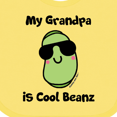 thumbnail image 4 of Inktastic Cool Beans Grandpa Boys or Girls Baby Bib, 4 of 4