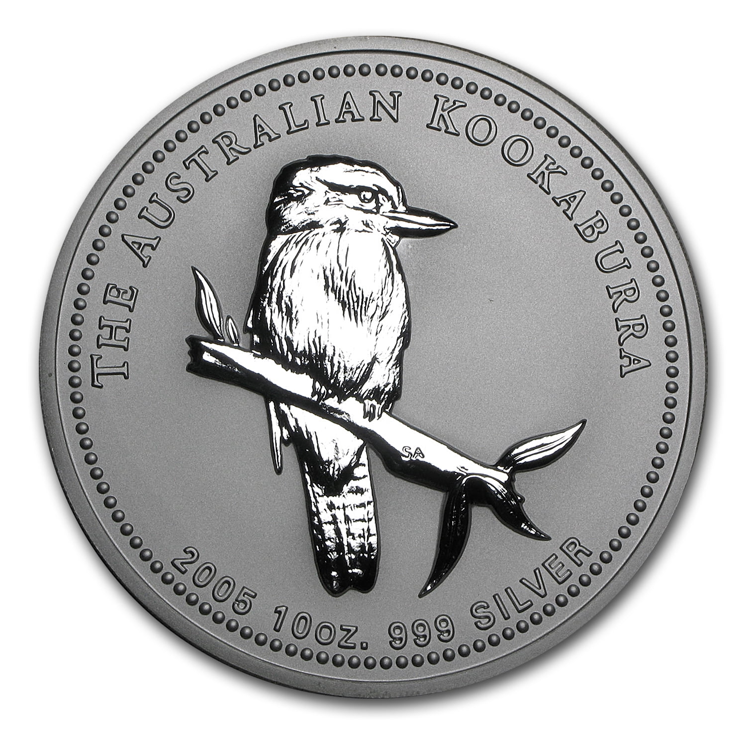 2005 Australia 10 oz Silver Kookaburra BU