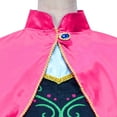 thumbnail image 2 of Avady Princess Anna Costume Princess Dress Up for Girls Long Sleeves Cosplay Costume with Red Cape, 2 of 5