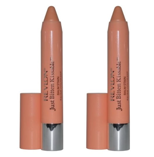Revlon Just Bitten Kissable Balm Stain, 035 Charm, Pack of 2 + Makeup Blender Stick, 12 Pcs