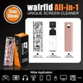 thumbnail image 2 of walrfid Car Screen Cleaner, Computer Screen Cleaner Spray and Wipe, Laptop Cleaning Mist Kit for Electronic iPad, iPhone, Phone, MacBook, TV, Monitor, Tablet Display, with Black Graffiti Case - Pink, 2 of 6