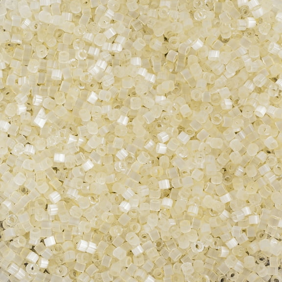Miyuki Delica 11/0, Cream Silk Satin DB0672, 5.2g Vial