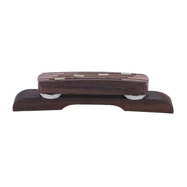 Wood Mandolin Bridge,Durable Wood Rosewood Adjustable Mandolin Bridge