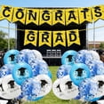 thumbnail image 1 of Graduation Party Complete With Banner Balloons Cap Tassel For Celebration, 1 of 5