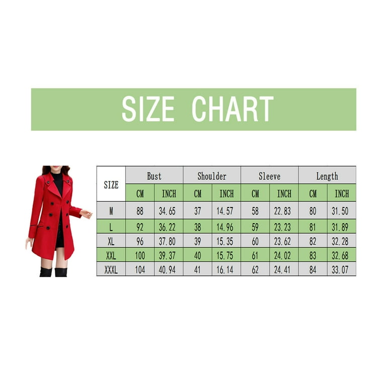Women store coat size