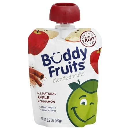 Buddy Fruits Blended Apple & Cinnamon, 3.2 Oz.