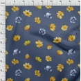 thumbnail image 3 of oneOone Georgette Viscose Fabric Flower Watercolor Print Fabric By Yard 42 Inch Wide, 3 of 4