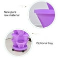 thumbnail image 5 of Hariumiu Garden Stackable Plant Pot, Petal Design Stereoscopic Planting Pots, Plastic Strawberry Potted Pots for Garden Family Balconies (Chassis and Wheels Sold Separately), 5 of 12