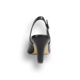 thumbnail image 4 of FLORAL Corina Women's Wide Width Two Tone Metallic Snake Front Dress Slingback BLACK 7, 4 of 6