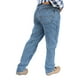 thumbnail image 2 of Pantalón de mezclilla rígida John Silver  Corte recto tipo vaquero Color azul barrido, 2 of 3