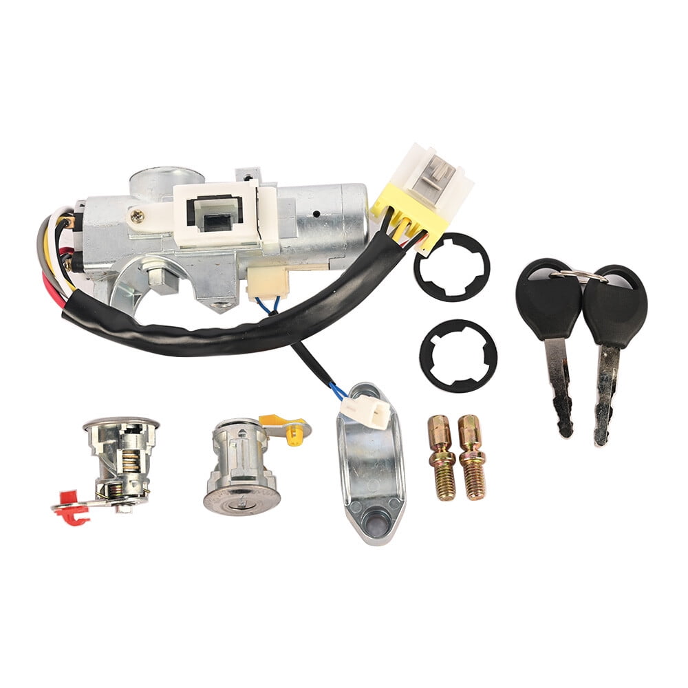 Ignition Switch and Door Lock Cylinder Set for 1999-2003 Nissan Frontier & 2000-2004 Nissan Xterra