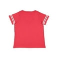 thumbnail image 2 of Ladies' Curvy Football T-Shirt VN RED/ BL WHT 26-28, 2 of 2