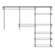 thumbnail image 4 of Kit organizador personalizado Costway para armario montado a la pared 120 a 180 cm, 4 of 5