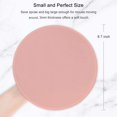 thumbnail image 2 of , Premium-Textured Small Round Mousepad 8.7 x 8.7 Inch White, Stitched Edge Anti-Slip Waterproof Rubber Mouse Mat, Pretty Cute for Office Home Gaming Laptop Men Women Kids, 2 of 7