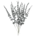 thumbnail image 1 of KAKOWELY 12 hojas artificiales de eucalipto, ramas decorativas., 1 of 5