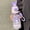 Kuromi, variant on 600ml Cinnamoroll My Melody Kuromi Large Capacity Double Drinking Straw Cup Kawaii Portable Water Cup Gifts