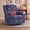 Blue, variant on IKAKOS 360 Swivel Rocker Recliner with Massage and Heat, 400 lbs Capacity
