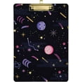 thumbnail image 1 of FMSHPON Space Planets Clipboard Hardboard Wood Nursing Clip Board and Pull for Standard A4 Letter 13x9 inches, 1 of 8
