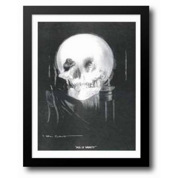 All is Vanity 15x19 Framed Art Print by Gilbert, C. Allan