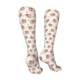 thumbnail image 3 of Kdxio Squirrel And Rose Funny Silky Novelty Funky Long Knee High Socks Soft 3D Print Cosplay Crazy Stockings for Men Women, 3 of 8