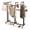 Black, variant on 6-Arm Structure Garment Display Rack, Floor Standing Metal Garment Rack with 6 Wheels, Adjustable Height Heavy Duty Retail Display Racks for Commercial Home, 165.35lbs Total Load Bearing