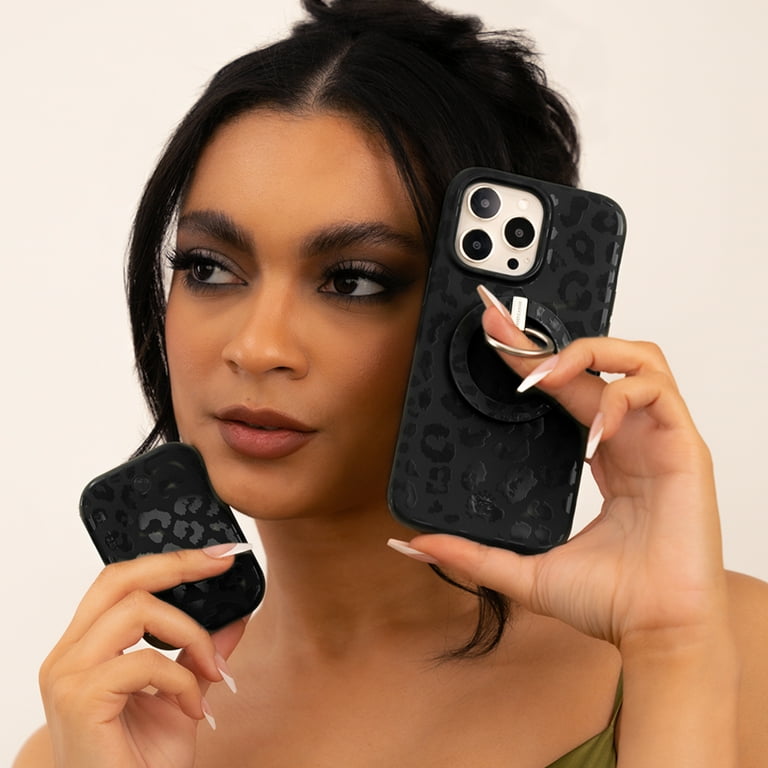 Popsocket Grip Leopard Popsocket Velvet Caviar IPhone 14 Case Leopard  MagSafe Compatible Cute Protective Phone Cases For Women Black Cheetah Print