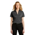 thumbnail image 2 of Port Authority  Ladies Heathered Silk Touch  Performance Polo. LK542 - XL Shadow Grey Heather, 2 of 8