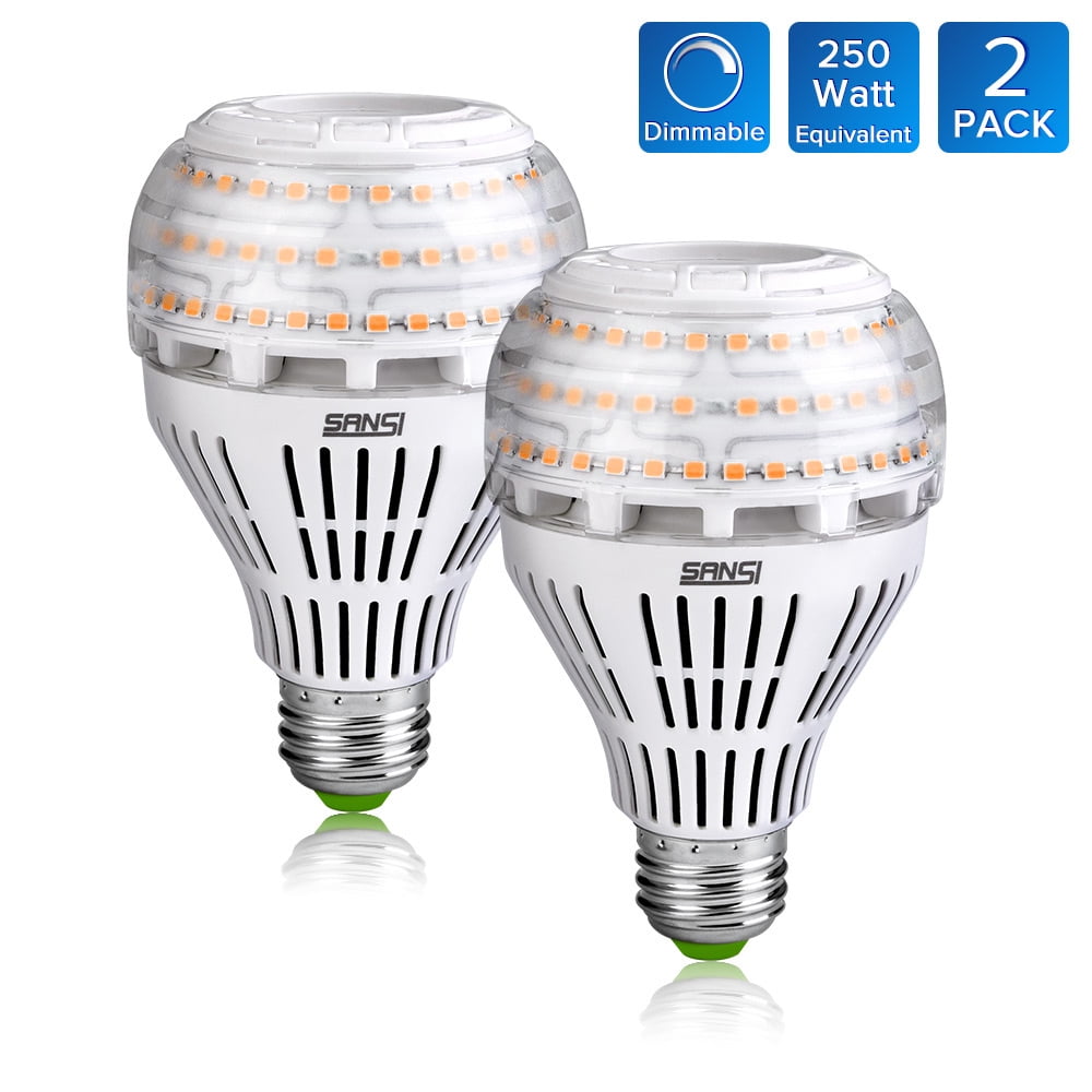 Used SANSI LED Light Bulbs Ceiling Fans 100 Watt Equiv 4-Pack 3000K E26 13W Used SANSI LED Light Bulbs Ceiling Fans 100 Watt Equiv 4-Pack 3000K E26 13W